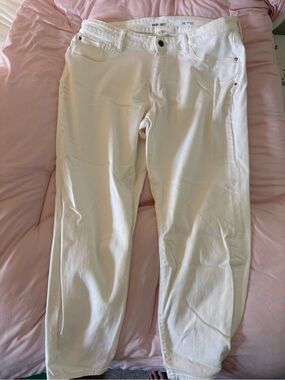 Warp + Weft White Skinny Jeans